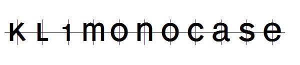 Kl1monocase字体