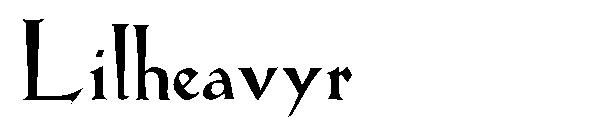 Lilheavyr字体