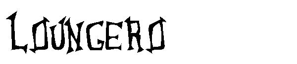Loungero字体
