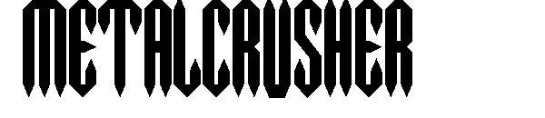Metalcrusher字体