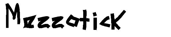 Mezzotick字体