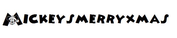 Mickeysmerryxmas字体