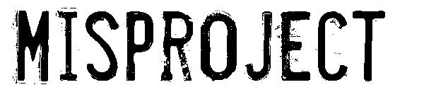 Misproject字体