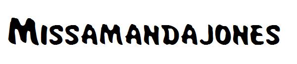 Missamandajones字体