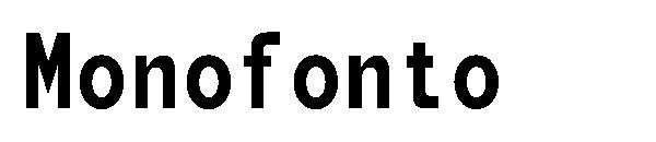 Monofonto字体