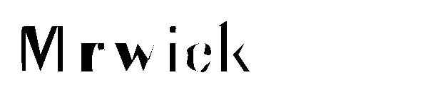 Mrwick字体