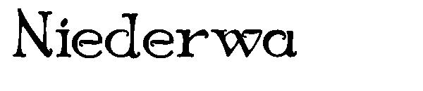 Niederwa字体
