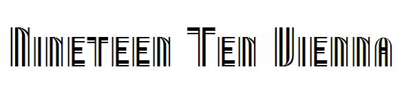Nineteen Ten Vienna字体