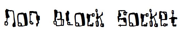Non Block Socket字体