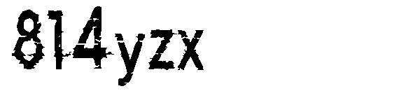 814yzx字体