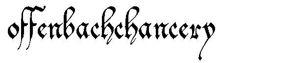 offenbachchancery字体