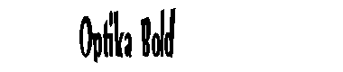 Optika bold字体