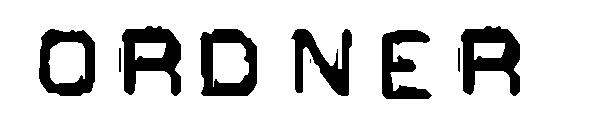 Ordner字体
