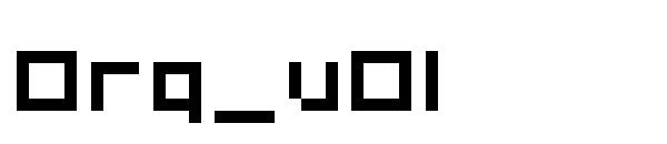 Org_v01字体下载