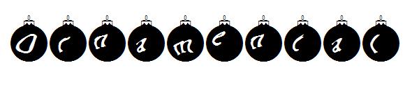 Ornamental字体
