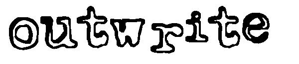 Outwrite字体
