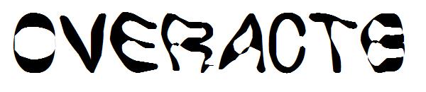 Overactb字体