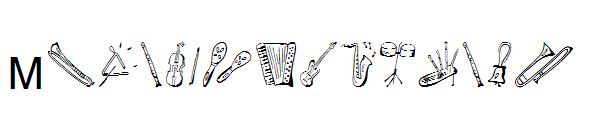 Musicforawhile字体