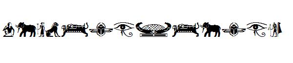 Oldegyptglyphs字体
