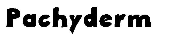 Pachyderm字体