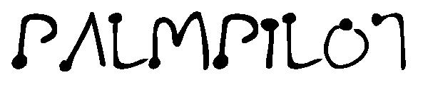 PalmPilot字体