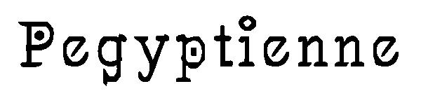 Pegyptienne字体