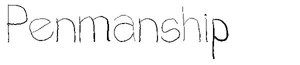 Penmanship字体