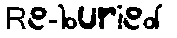 Re-buried字体