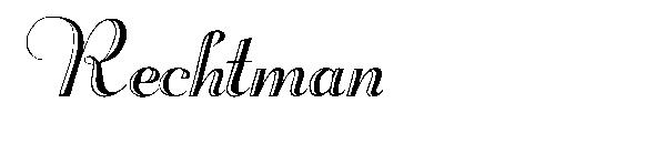 Rechtman字体