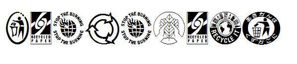 Recycleit字体