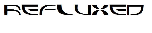 Refluxed字体