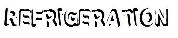 Refrigeration字体
