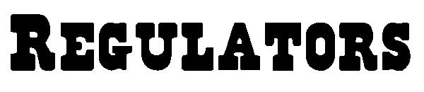 Regulators字体