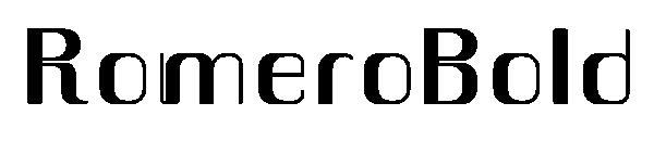RomeroBold字体