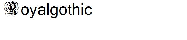 Royalgothic字体
