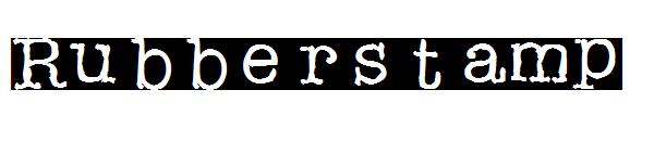 Rubberstamp字体
