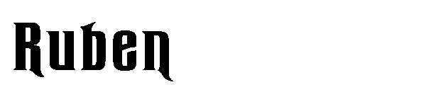 Ruben字体