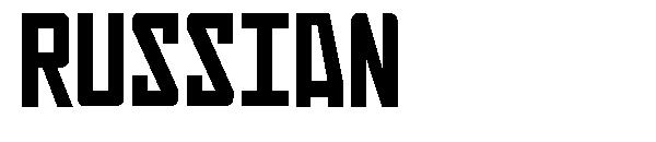 Russian字体