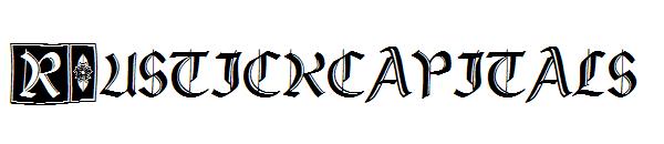 Rustickcapitals字体