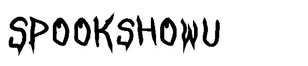 Spookshowu字体