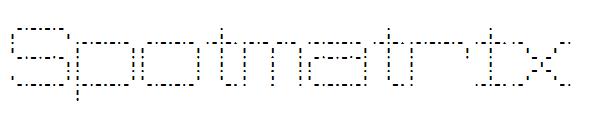 Spotmatrix字体