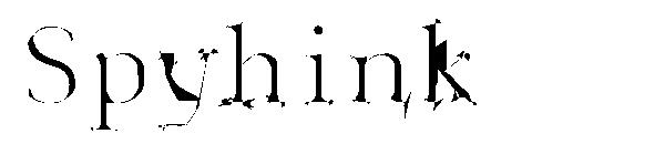 Spyhink字体