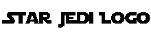 Star Jedi Logo MonoLine字体