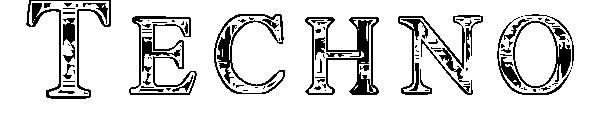 Techno字体