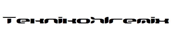 Teknikohlremix字体