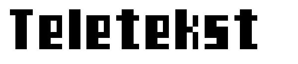 Teletekst字体