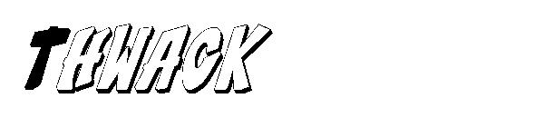 Thwack字体