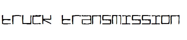 Truck Transmission字体