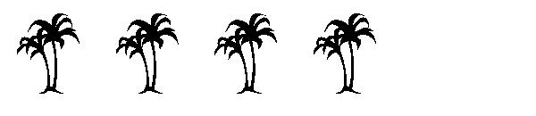 植物图形字体
