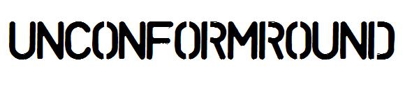 Unconformround字体